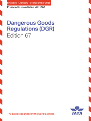 PRE-ORDER: IATA Dangerous Goods Regulations Edition 67 (2026) Book
